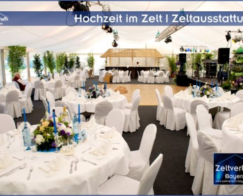 Hochzeit + Catering im Zelt von Zeltverleih Niederbayern