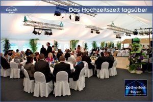 Hochzeit + Catering im Zelt von Zeltverleih Niederbayern