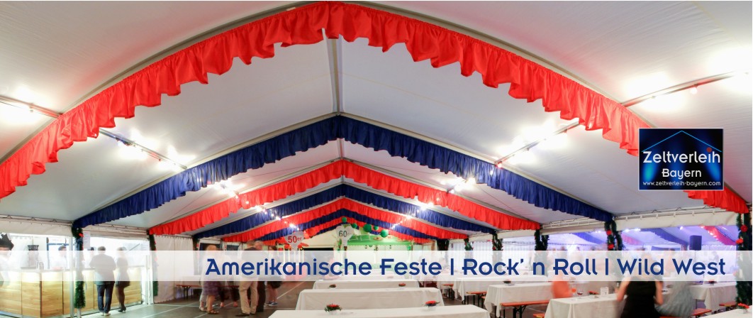 Amerikanische Feste von Zeltverleih Niederbayern