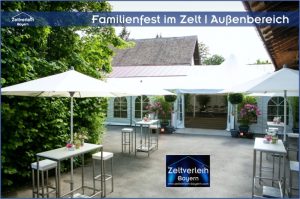 Familienfest im Zelt mit Zeltverleih Niederbayern