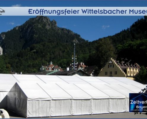 Eröffnungsfeier im Zelt Zeltverleih Niederbayern