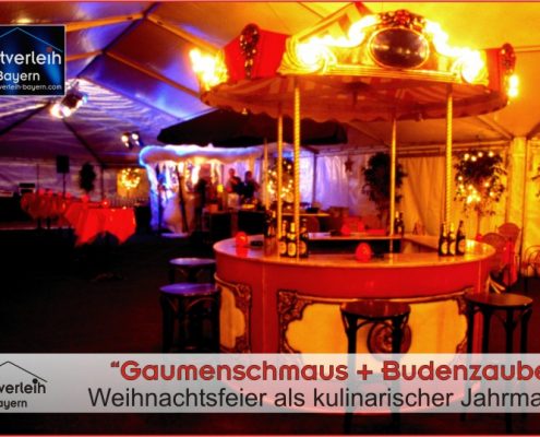 Weihnachtsfeier im Zelt Zeltverleih Niederbayern